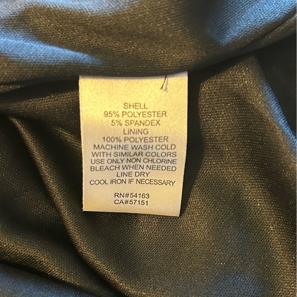 Jessica Simpson Size 6 Black White Paisley fringe tie Cross front Dress NWT - Picture 5 of 6